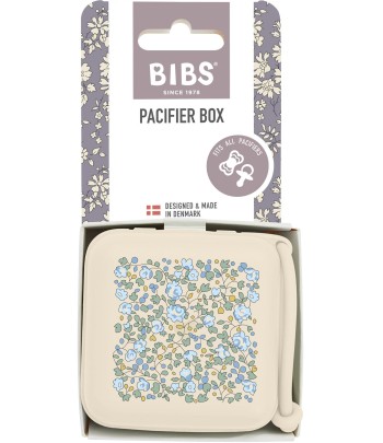 BIBS x LIBERTY krabička na cumlíky - Ivory