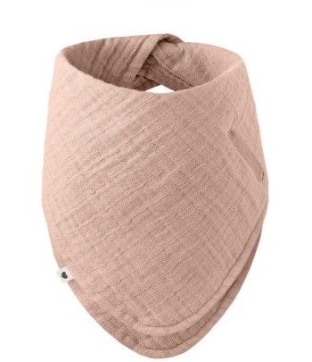 BIBS Bandana mušelínový slintáčik z BIO bavlny - Dusty Pink