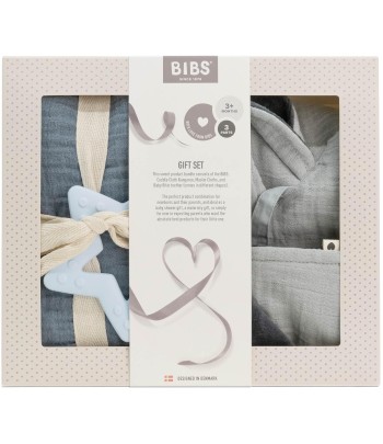 BIBS darčekový set stredný - Baby Blue