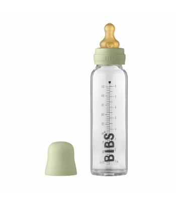 BIBS Baby Bottle sklenená fľaša 225ml - Mauve