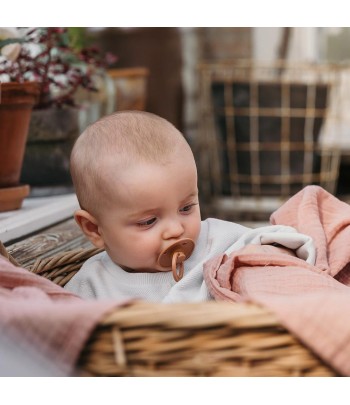 BIBS Colour cumlíky z prírodného kaučuku 2ks - veľkosť 2 - Khaki / Dusty Blue