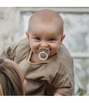 BIBS Colour cumlíky z prírodného kaučuku 2ks - veľkosť 1 - Khaki / Dusty Blue