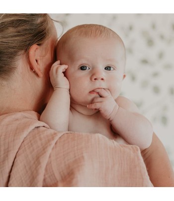 BIBS mušelínová zavinovačka z BIO bavlny - Elderberry