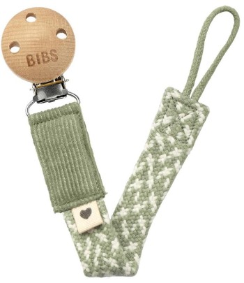 BIBS Paci Braid klip na cumlík - Cloud / Iron