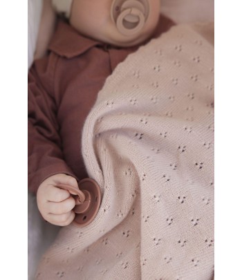 Pointelle Blanket Elodie Details - Blushing Pink