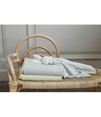 Pointelle Blanket Elodie Details - Bermuda Blue